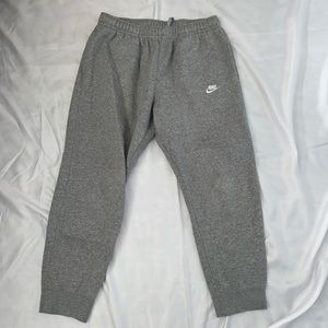 Grey Nike joggers